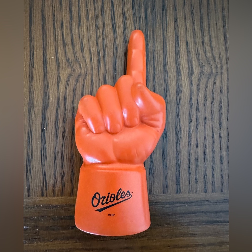 Orioles Orange number 1 Finger for antenna or finger new